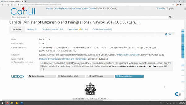Features Legalcite Automatic Canadian Legal Citations Features Legalcite Automatic Canadian Legal Citations